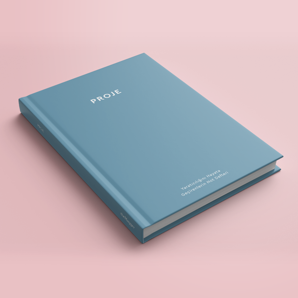 THE MAGGER Proje Ice Blue Defter